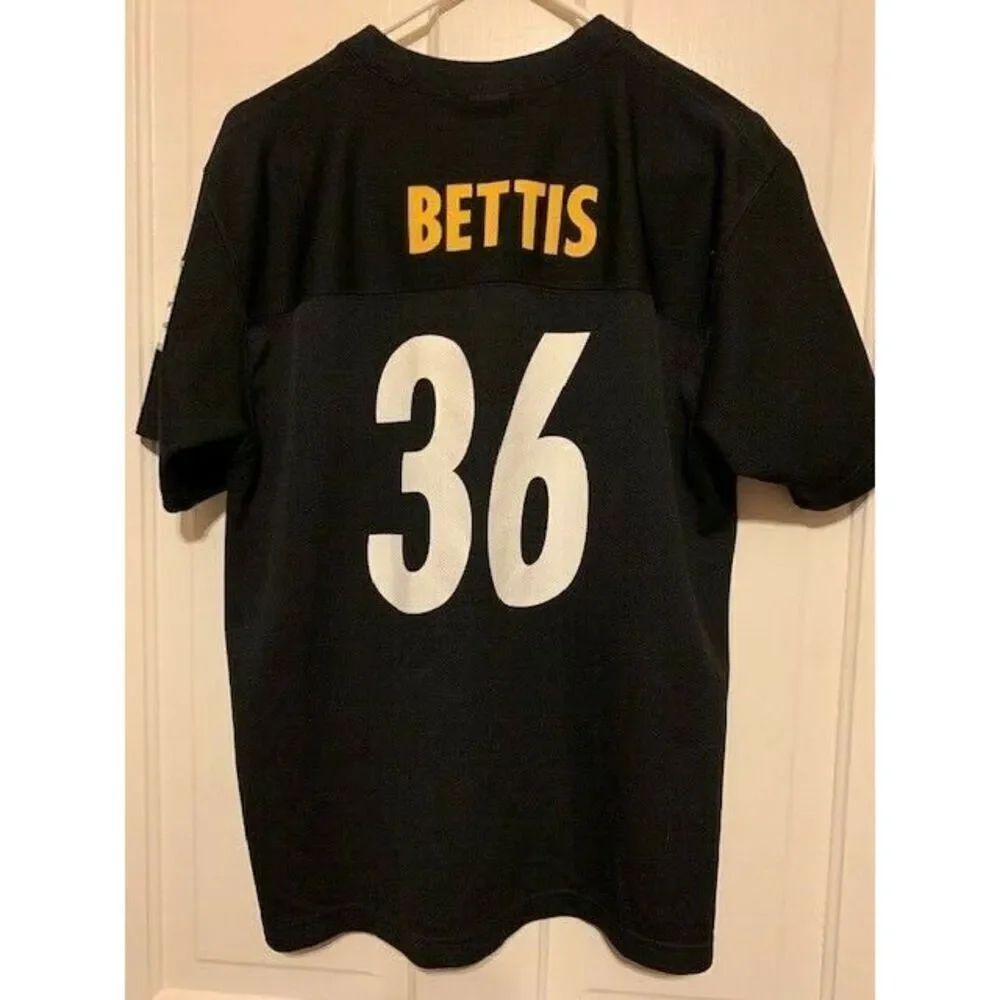 PITTSBURGH STEELERS JAROME BETTIS SIZE YOUTH XL FOOTBALL JERSEY